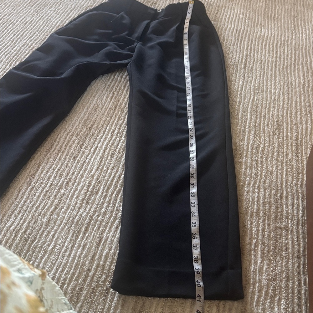 Abercrombie & Fitch Black Straight-Leg Dress Pants - Picture 6 of 10